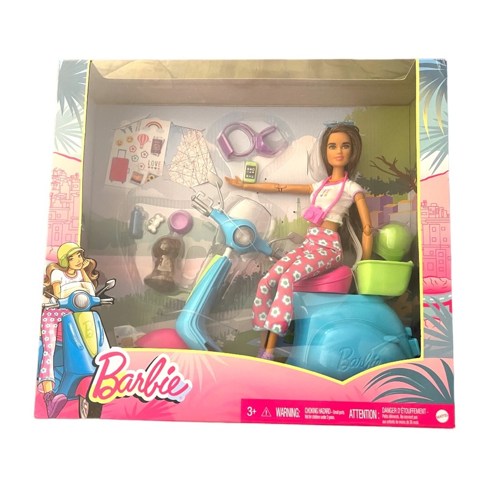 Barbie Fashionistas Doll and Scooter